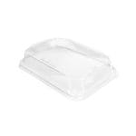 Dangteliai suši padėklams PET 187×130x35.5mm, skaidrūs