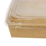 Suši padėklai PE/PAP/PE, 314×314×40,5 mm, 20 vnt., kraft - Image 4