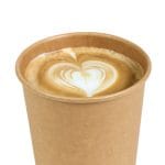 Puodeliai PAP/PE, 480 ml, Ø90 mm, vienasluoksniai, kraft, 50 vnt. - Image 3