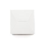 Dovanų dėžutė baltos sp.is namelis 125x125x55(+70mm)mm - Image 4