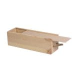 Wooden box for one bottle of wine, 36x11x10.5 cm, white - Image 10