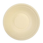 Round sugarcane containers 950 ml, Ø208/60 mm, 50 pcs., beige - Image 2