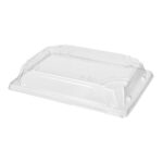 Dangteliai suši padėklams, PET, 185×128×30 mm, 50 vnt., skaidrūs