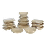 Dangteliai suši padėklams, PET, 215×135×30 mm, 50 vnt., skaidrūs - Image 4