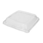 Lids for containers, PET, 180×180×32 mm, 50 pcs., transparent