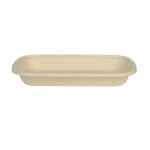 Sugar cane sushi containers, 500 ml, 223×160×28 mm, 50 pcs., beige - Image 2