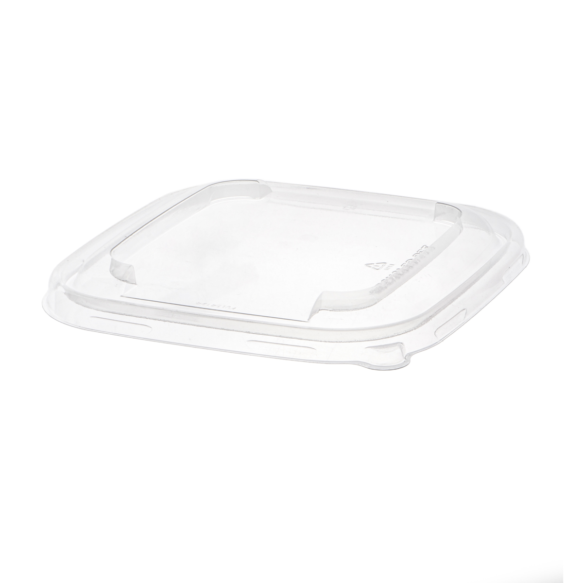 13PUL54124.jpg PET lids for sugarcane containers, 170×170mm, 50pcs, transparent - Image 1