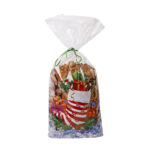 Dāvanu maisiņi OPP 20x38+3cm 30my,100gb.,caursp.,"Ziemassvētku zābaciņš" - Image 2