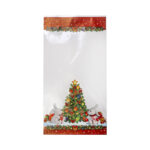 Dāvanu maisiņi 20x38(+3FD)cm "Zaķīši", BOPP,30my, iepakojumā 100gab.