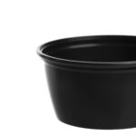 Padažinės PP 59 ml, Ø62 mm, 100 vnt., juodos sp. - Image 2