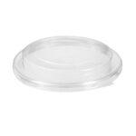 PP lids for round containers, Ø187mm, transparent, 300 pcs per pack
