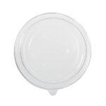 PP lids for round containers, Ø187mm, transparent, 300 pcs per pack - Image 2
