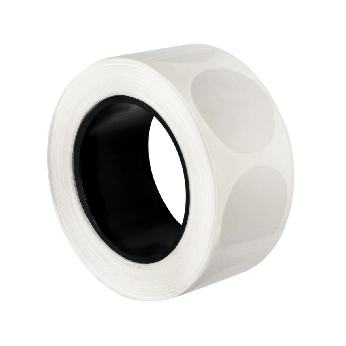 82525A.JPG Labels D40 mm, PP, transparent, 500 pcs/roll - Image 1