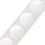 Labels D40 mm, PP, transparent, 500 pcs/roll - Image 2
