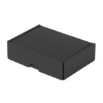 Gofrētā kartona kaste ar atlokāmu vāku, 135x100x40mm, melna, iepakojumā 25gab. - Image 2