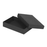 Kartona kaste 140x90x30mm spec,200gsm,25gb.,melna,ar atsevišķu vāku — изображение 2