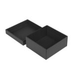 Dėžutė iš mikro gofruoto kartono 180x180x80mm, su dangteliu - Image 3