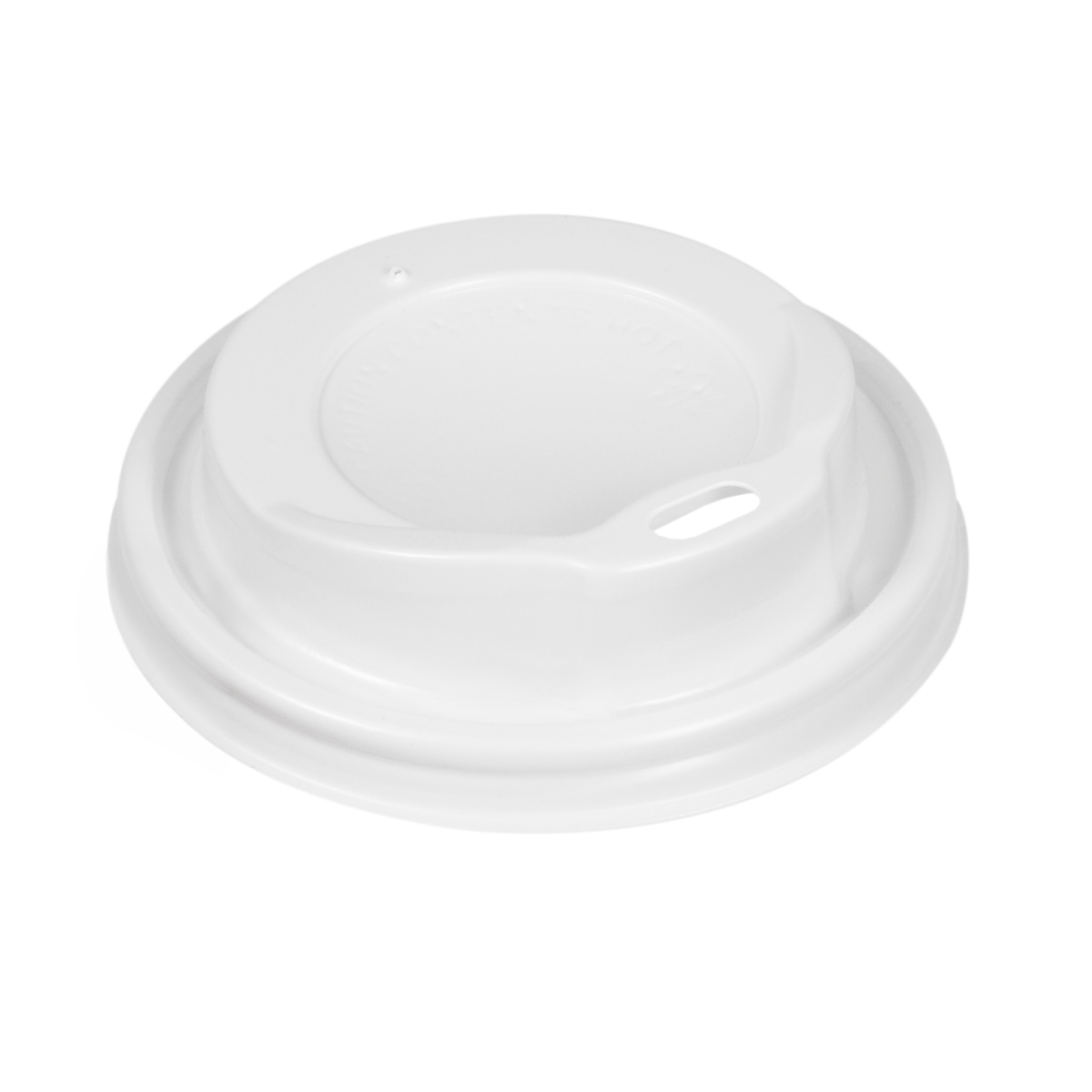 11108WH.JPG PS paper cup lids, Ø80 mm, white, 100 pcs. - Image 1