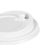 PS paper cup lids, Ø90 mm, white, closable, 100 pcs. - Image 3