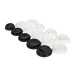 Sugar cane lids for paper cups, Ø90 mm, white, 50 pcs. - Image 3