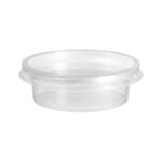 Padažinės PP 50 ml, Ø70 mm, skaidrios, 100 vnt. - Image 2