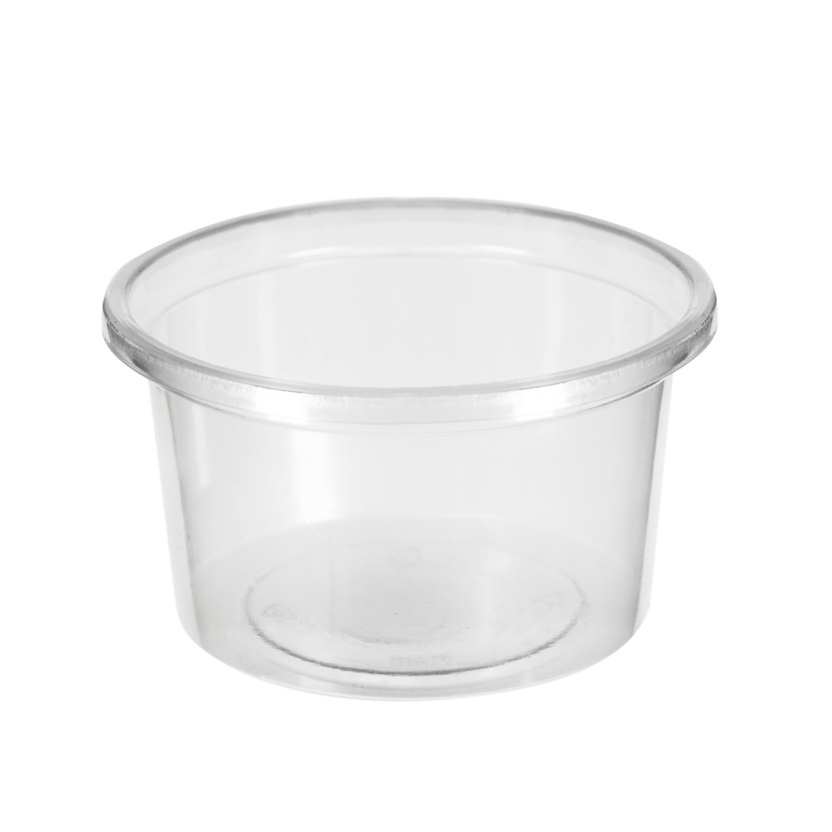 20POT75C.jpg Padažai PP 80 ml, Ø70 mm, skaidrios, 100 vnt. - Image 1