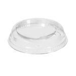 Lids for PET cups, Ø95 mm, with spout, transparent, 50 pcs.