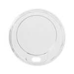 Lids for PET cups, Ø95 mm, with spout, transparent, 50 pcs. - Image 2