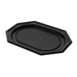 PET trays, 350x250x20mm, black, 10 pcs.