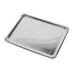 PAP/PET trays, 460 x 360 x 5 mm, silver, 10 pcs.