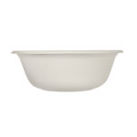 Sugar cane plates, 500 ml, white, 50 pcs. - Image 3