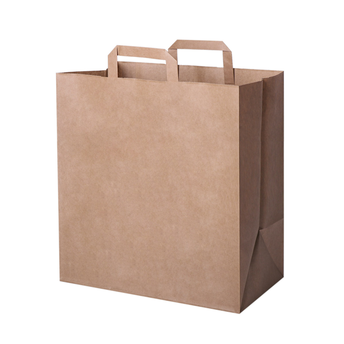 161430KK.JPG Packaging bag, flat, 260×140×290 mm, PAP, brown, 70 g/m² (EAN) - Image 1