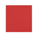 Paper napkins 24x24cm, 1/4, 1 layer, red, 400 pcs. per pack. - Image 3