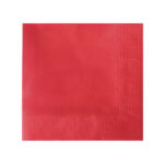 Paper napkins 24×24 cm, red (75 pcs. / pack) - Image 3