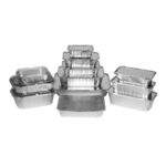 Konteineri ar G formas malu, ALU, 1250ml, 226x176x41mm, iepakojumā 100gab. - Image 4