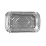 Containers ALU, L-rim, 670ml 199x119x45mm, 100pcs - Image 2