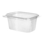 PP containers, 250 ml, 108x81x50 mm, transparent, 100 pcs. - Image 3