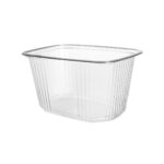 PP containers, 300 ml, 108 x 80 x 58 mm, transparent, 100 pcs