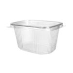 PP containers, 300 ml, 108 x 80 x 58 mm, transparent, 100 pcs - Image 3