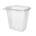 PP lids for containers 108x81x33mm, transparent, 100 pcs. - Image 3