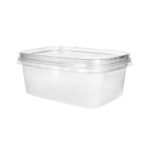 PP containers, 500 ml, 139 x 102 x 67 mm, transparent, 500 pcs. - Image 3
