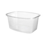 PP containers 500 ml, 142 x 106 x 50 mm, transparent, 504 pcs.