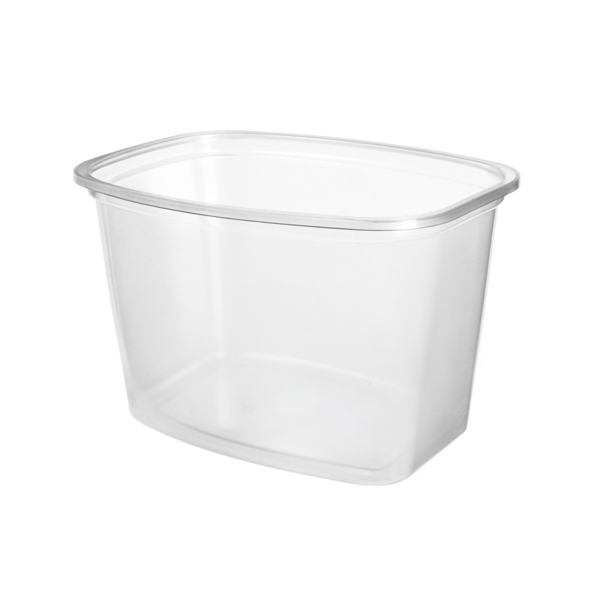 23753.JPG PP containers 750 ml, 142 x 106 x 80 mm, transparent, 504 pcs. - Image 1