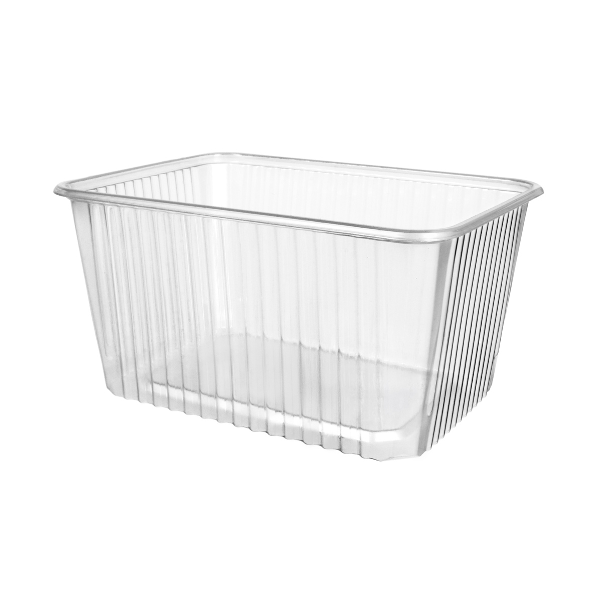 241501K.JPG PP containers, 1500 ml, 180 x 133 x 94 mm, transparent, 50 pcs. - Image 1