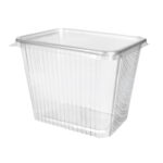 PP containers, 2000 ml, 180 x 133 x 129 mm, transparent, 50 pcs. - Image 3