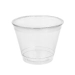 PET dessert containers, 270 ml, Ø92 mm, transparent, 50 pcs.
