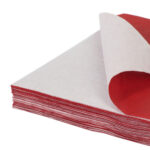 Napkins 3ply, 33x33cm, 20pcs, red - Image 4