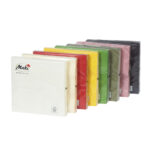 Napkins 3ply, 33x33cm, 20pcs, red - Image 5