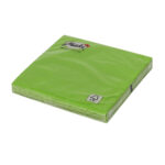 Napkins 3ply, 33x33cm, 20pcs, green - Image 2