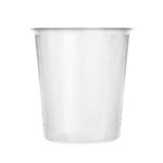 PP containers, 500 ml, Ø101/103 mm, transparent, 100 pcs. - Image 2